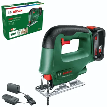 Akumuliatorinis siaurapjūklis Bosch EasySaw 18V-70 su 2,0 Ah baterija