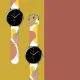 Silikoninis dirželis Strap Moro Samsung Galaxy Watch 40-44 mm Camo 7
