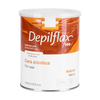 Natūralus depiliacinis vaškas skardinėje Depilflax Natural, 800 ml