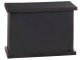 Decorative LED Fireplace Lantern with Moving Flame Effect, Black