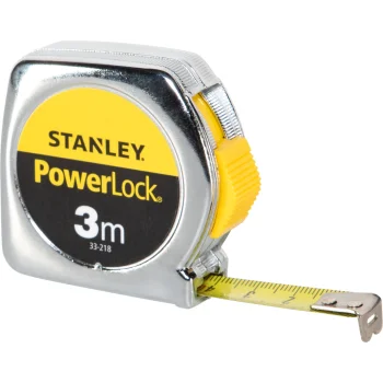 Ruletė Stanley Powerlock 3 m x 12.7 mm metaliniu korpusu