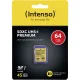 Atminties kortelė Intenso SDXC 64GB Class 10 UHS-I Premium