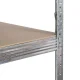 Metalinė lentyna Humberg HR-814, 222x90x40 cm, 900 kg, sidabrinė