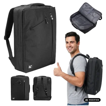 Nešiojamojo kompiuterio kuprinė NanoRS RS203 B 15.6", 13 l, juoda