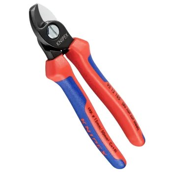 Kabelių žirklės KNIPEX 95 12 165, 165 mm, raudonos / juodos