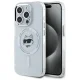 Karl Lagerfeld dėklas iPhone 15 Pro Max telefonui, baltas
