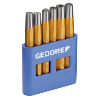 Gedore 125 B kniedijimo ir galvučių formavimo įrankių rinkinys, 6 d.