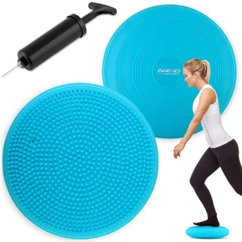 Balansinė pagalvėlė Neo-Sport NS-958 su dygliukais, 33 cm, mėlyna