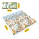 4Fizjo Jungle and Camping Double-Sided Educational Play Mat, 200x180 cm