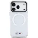 BMW M IML Shockproof Metal Logos dėklas iPhone 17 Pro, skaidrus