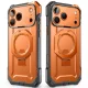 Supcase UB Grip Mag MagSafe dėklas iPhone 18 Pro / 17 Pro, Coral / Orange