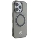 Mercedes dėklas iPhone 16 Pro Max telefonui Silver Ring MagSafe, juodas
