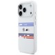 BMW M Silicon Horizontal Line MagSafe dėklas iPhone 17 Pro - Baltas