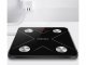 Analytical Bathroom Scales with Bluetooth and LCD Display, Black