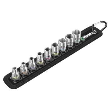 Galvučių rinkinys Wera Belt A 4 Zyklop 1/4", 9 dalių