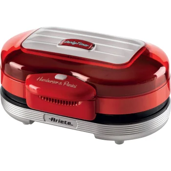 Ariete Party Time mėsainių keptuvas, 1200 W, raudonas