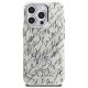 Karl Lagerfeld IML Karl Script Pattern MagSafe dėklas iPhone 16 Pro, baltas