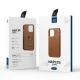 Dux Ducis Naples case iPhone 14 Pro Max magnetic leather MagSafe cover brown