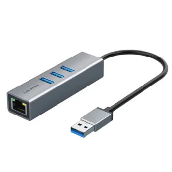 Extra Digital USB 3.0 Adapter to 3x USB 3.0 and RJ45, 0.15m