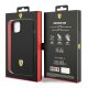 Ferrari iPhone 14 Plus Case Silicone Metal Logo, Black