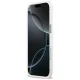 Guess IML Gradient Triangle Logo MagSafe dėklas iPhone Air, skaidrus