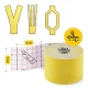 4FIZJO Kinesiology Tape 5 cm x 5 m, Yellow