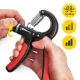 4FIZJO Adjustable Hand Grip Strengthener 10-40 kg, Black/Red