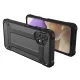 Smūgiams atsparus dėklas Samsung Galaxy A73 Hybrid Armor, juodas