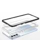 Hybrid Armor Clear 3in1 dėklas, skirtas Samsung Galaxy S23, juodas