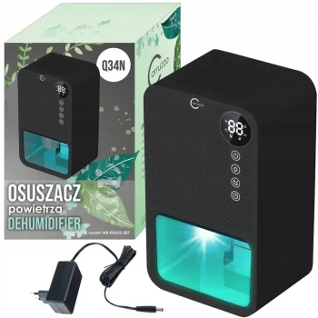 Oro sausintuvas Carruzzo 87079 su oro valymo funkcija, juodas