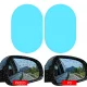 Anti-Fog Protective Film for Car Mirrors, 2 pcs