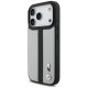 BMW M Perforated Stripe Logo MagSafe dėklas iPhone 17 Pro telefonui, pilkas