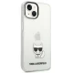 Karl Lagerfeld Choupette Body dėklas, skirtas iPhone 14 Plus, skaidrus