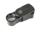 Pocket Jeweler\'s Loupe, Slide-out, 10x Magnification, 20mm, Black