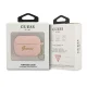 Guess GUAPLSCHSP Silicone Charm Heart AirPods Pro dėklas, Rausva