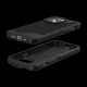 UAG Metropolis LT MagSafe dėklas iPhone 15 Pro Max telefonui, Kevlar Black