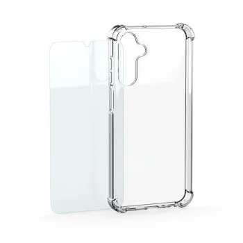 Samsung by Mobeen Case and Tempered Glass Set for Samsung Galaxy S26+, Transparent