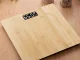 Bamboo Electronic Bathroom Scales with LCD Display, 180 kg