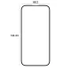 Etteri 9D apsauginis grūdintas stiklas iPhone 15 / 16 6.1\"