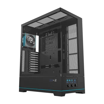 Kompiuterio korpusas Darkflash DY451L PRO Big Tower su 1 ventiliatoriumi, juodas