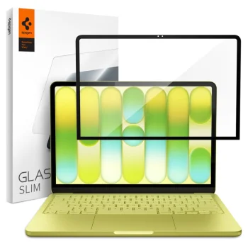 Apsauginis stiklas Spigen Glas.tR Slim FC skirtas MacBook Neo 13" 2026, juodas