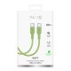 Puro ICON USB-C į USB-C laidas (1.5 m), žalias