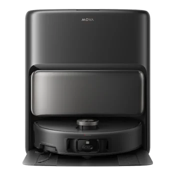 Robotas dulkių siurblys MOVA V50 Ultra Complete su valymo stotele, juodas