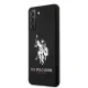 Samsung Galaxy S21+ Plus (SM-G996B) US Polo Silicone Logo Case Cover (USHCS21MSLHRBK), Black