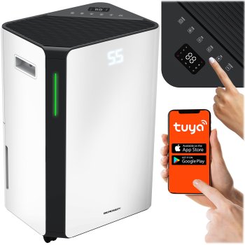 Kompresorinis oro sausintuvas Berdsen BD-532, 20l/24h su Wi-Fi, baltas