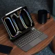 Dėklas su Bluetooth klaviatūra Dux Ducis MK Series, iPad Pro 11\" (2024), juodas