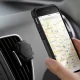 Magnetinis automobilinis telefono laikiklis į groteles Spigen QS11, juodas