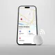 Sekiklis SBS Track My Circle Apple Find My 4 vnt., baltas