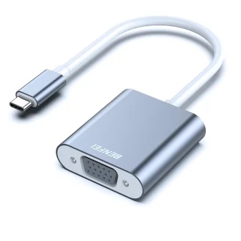 BENFEI USB-C į VGA adapteris, pilkas