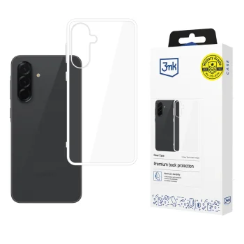 3mk Clear Case dėklas telefonui Samsung Galaxy A37, skaidrus